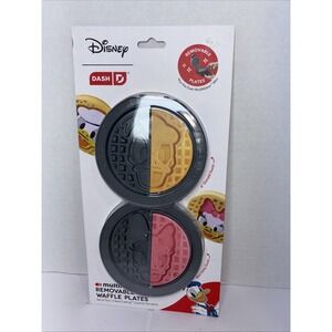 Dash Disney Donald Duck&Daisy (2) Multimaker Removable Mini Waffle Plates  NEW!